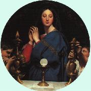 Jean-Auguste Dominique Ingres The Virgin with the Host oil on canvas